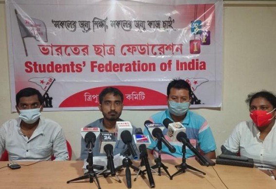 'Tripura Education Dept is doing experiments with state's students by taking sudden decisions' : SFI, TSU